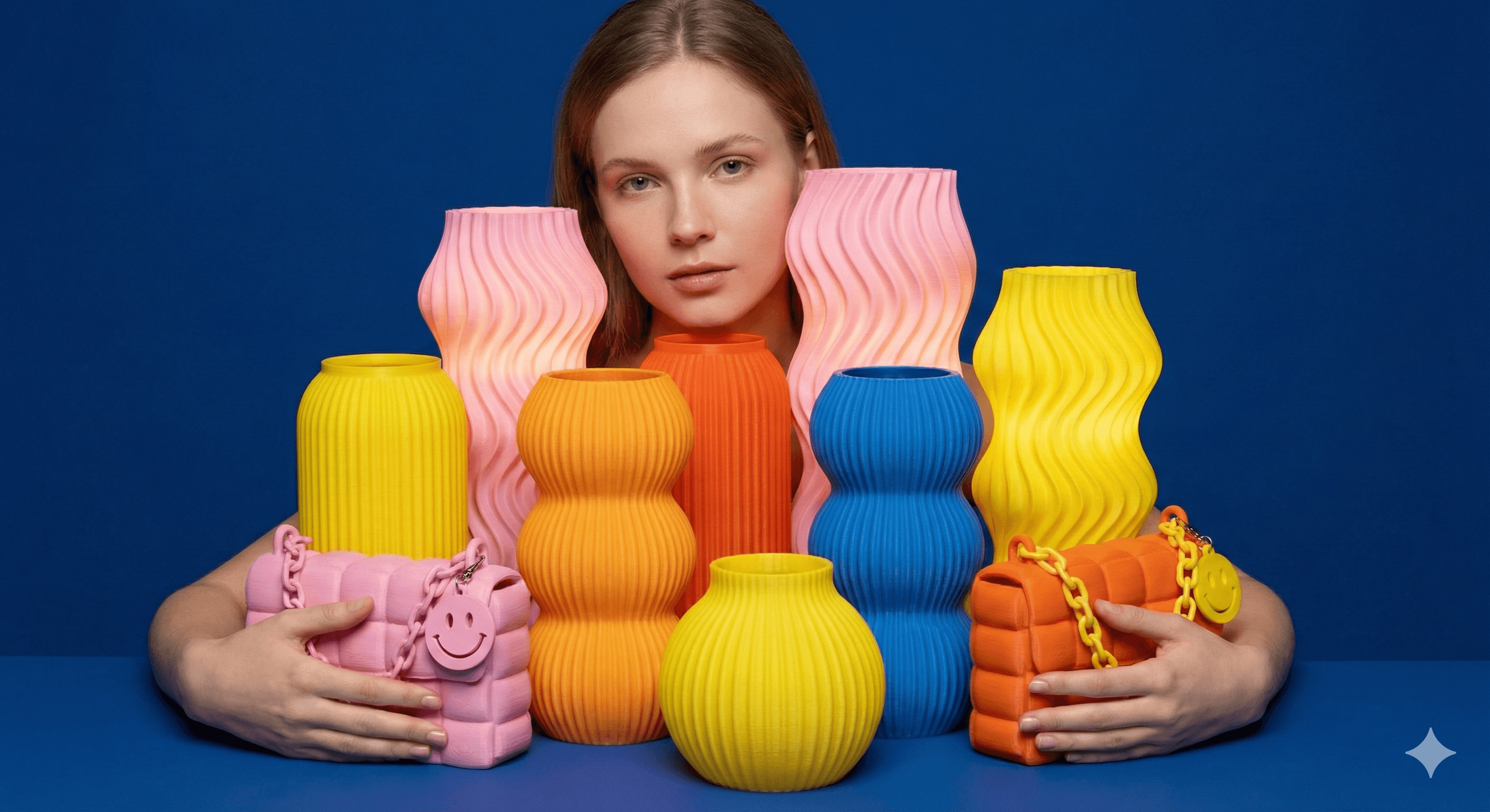 Яркие 3D-печатные изделия